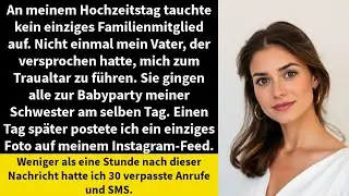 An meinem Hochzeitstag tauchte kein einziges Familienmitglied auf. Nicht einmal mein Vater,