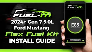 Mustang GT S650 5.0 flex fuel kit installation