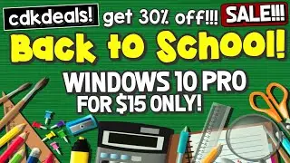 Back To School Sale!!! | Buy Genuine WlNDOWS 10 Pro Key for Only $15!