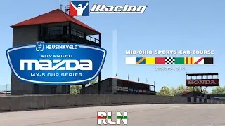 Advanced Mazda MX-5 Cup by Heusinkveld | iRacing 2025 Season 3 | Race 11/12 - Mid-Ohio
