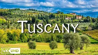 Tuscany 4K - Autumn in Tuscany | Relaxing Nature Scenery with Piano Music - Aerial Autumn Film