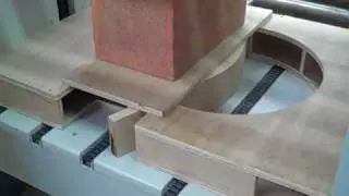 Bending Compressed Wood in a Case Clamp