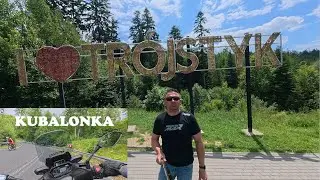 Przełęcz Kubalonka -Trójstyk PL-CZ-SK .Yamaha xmax 300 MotoVlog