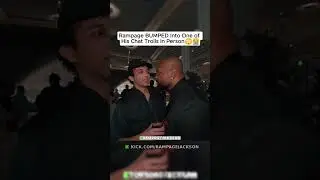 Rampage BUMPED Into One of His Chat Trolls In Person 😳😭#rampagejackson #rampage #ufc #shorts