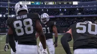 Madden NFL 18 - Oakland Raiders vs Los Angeles Chargers - Gameplay (HD) [1080p60FPS]