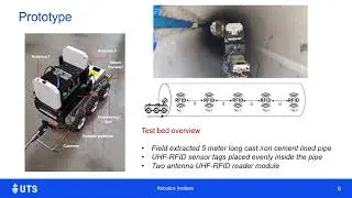 Evaluation of Battery-Free UHF-RFID Sensor Wireless Signals for In-Pipe Robotic Applications