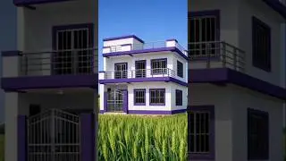 Modern village house Design #elevation #frontelevation #house #housedesign #home #song #hindisong