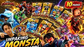 Unpacking Monsta Galaxy card Pek Champion Rise 