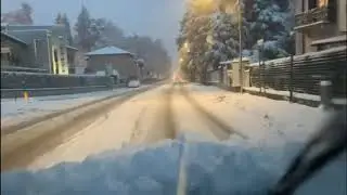 28 dicembre la traversata di Varese sotto la neve