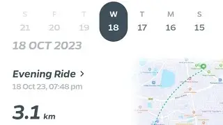Ride history feature now working properly in ola electric app 💚👌