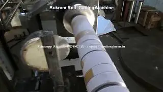 Bukram Roll Cutting Machine