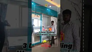 Trendy Wardrobe Designs Ideas  | 3 Door Sliding Wardrobe Design! Trending Bedroom Wardrobe Kolkata