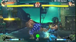 SSF4: MC XSK Samurai vs Hoodaman - Grand Finals - MC Grand Opening