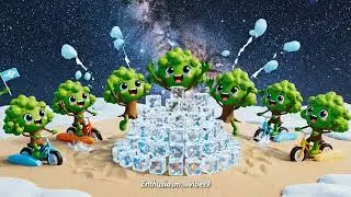 Icecube Castle & ride #trees #games #funny #comedy #animation #environment #ai #swimming #waterride