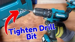 Как затянуть сверло в аккумуляторной дрели Makita (пошаговое руководство!)