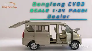 Realistic diecast model Dongfeng CV03 scale 1:24 from Paudi dealer #car #diecast #unboxing #van