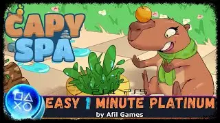 CAPY SPA - NEW Super EASY & FAST 1 Minute Platinum Game - Trophy & Achievement Guide PS4/PS5