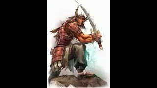 samurai half orc character build for 5e d&d