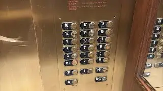 Historic Otis Traction Elevators & Defunct Armor Glass Elevator | Graduate Hotel | Providence, RI