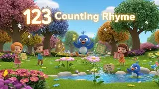 123 Counting Rhyme 🔢🎵✨ | Fun Numbers Song for Kids & Toddlers 🌈👶
