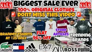 Biggest Sale Ever 😱 | ₹25 Only | Branded Tshirts,Imported Tracksuits | Branded Clothes in Mumbai