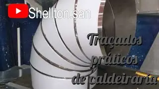 Qualquer Curva de Gomos na Caldeiraria tutorial completo