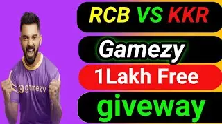 gamezy giveaway today | Rcb Vs Kol| Free giveaway fantasy cricket today| gamezy free giveaway today|