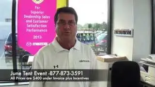 June Tent Event at Preston Mazda - $400 Under Invoice Plus Incentives