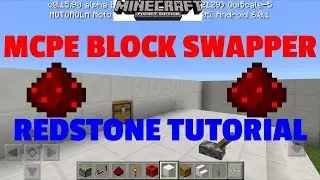 HIDDEN BLOCK SWAPPER::MCPE REDSTONE::HIDDEN CHEST