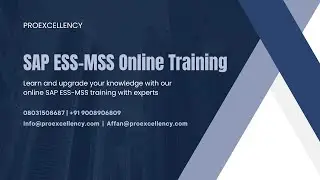 SAP ESS MSS Online Training | Learn SAP ESS MSS with Expert Online Training | Get Certified Now!