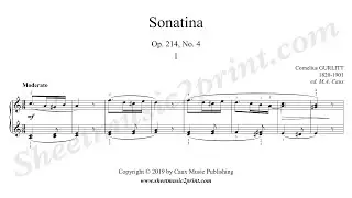 Gurlitt : Sonatina Op. 214, No. 4 (1/3 : Moderato)