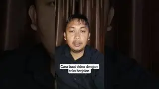 cara buat video dengan teks berjalan dan ada musiknya #kontenkreator #vidioshort