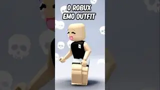 FREE EMO OUTFIT! #roblox #robux #shorts