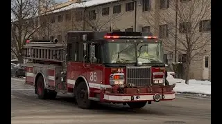 Chicago Fire Dept Engine 86 Responding