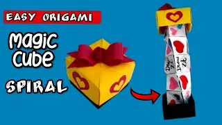 Easy Origami Paper Folding Magic Cube Box 🔁 You Won&rsquo;t Believe How This Cube Box Transformers