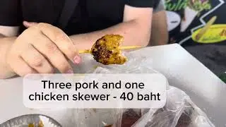 Night market &pound;5 food challenge - (Si Khao Night Market) Koh Samui