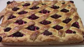 ТВОРОЖНЫЙ ПИРОГ С ВИШНЕЙ ОТ DEDE MRADA.