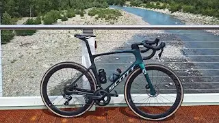 62 km orari sul pari, questa SCOTT FOIL mi ha fatto volare!  Aerodinamica pazzesca 🙆‍♂️