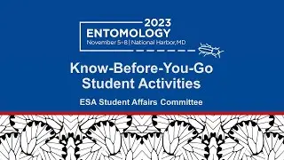 Know Before You Go - Program Info by Student Affairs Committee