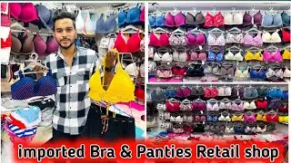 Imported Bra & Panties Retail + wholesale market Mumbai | ladies undergarments Retail shop |