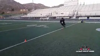 Philadelphia Eagles Running Back Kenjon Barner Working On Route Discpline Out Of The Back Field