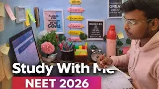 🔴 Live Study With Me | Pomodoro 90/10 | NEET 2026 Focus Study 🔴 13 hr  Study With Me | NEET 2026