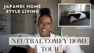 Japandi : Living Room + Bedroom Tour | Neutral Tone Aesthetic Minimal Living | Freely Renee