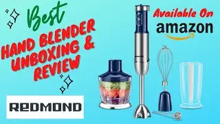 YOU NEED THIS ASAP! | REDMOND HAND BLENDER REVIEW AND UNBOXING | BEST CHOPPER AND BLENDER COMBO