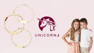 Unicornj 14K Gold ID Bracelet - Figaro Chain