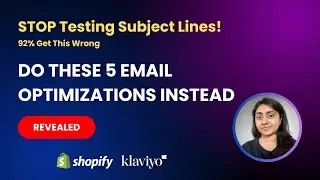 5 Email Marketing Optimization Mistakes Costing You Sales (NOT Subject Lines) | BLOGGER DISHA