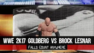 WWE 2K17 GAMEPLAY | Goldberg Vs Lesnar