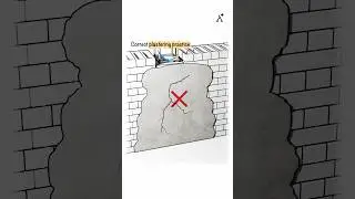 Construction Practice: Correct Plastering using Chicken Mesh! 🏗️