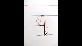 Learn how to write alphabet small 