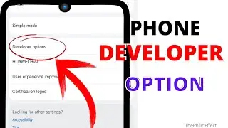 Developers Option ACTIVATE | easy fast | Android | ThePhilipEffect